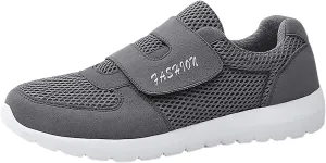 Men's 2023 New Hook Loop Solid Color Fly Woven Mesh Breathable Running Shoes Sneaker Boots Men Men's Sandals Men Shoes