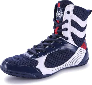 Men's and Women's high top Wrestling Boxing Shoes Mesh Unisex Sports Shoes Training Shoes