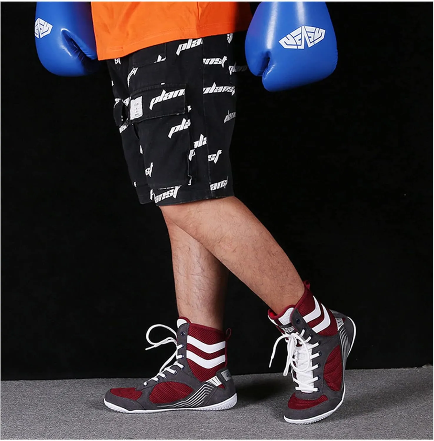 Men's and Women's high top Wrestling Boxing Shoes Mesh Unisex Sports Shoes Training Shoes