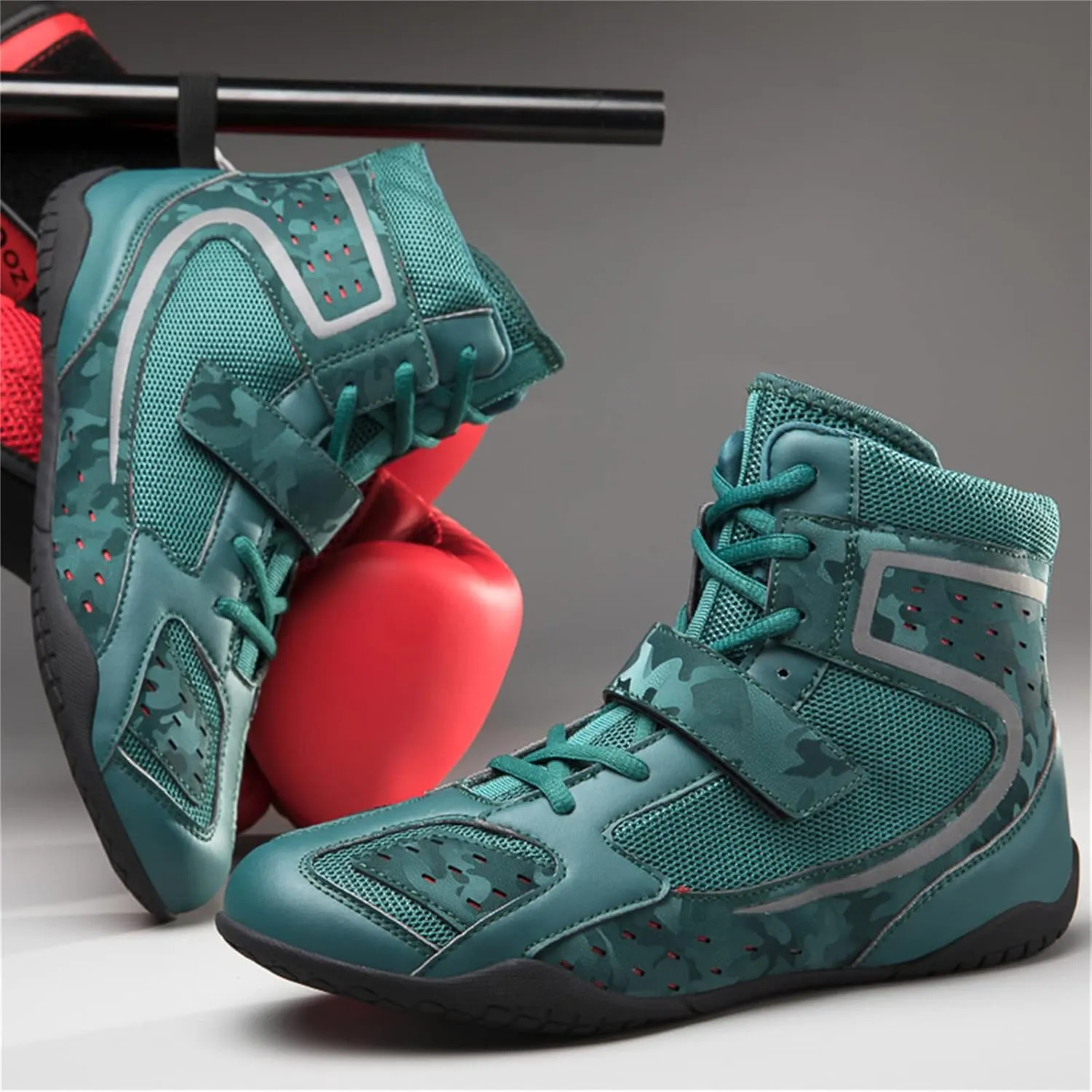Men's and Women's high top Wrestling Boxing Shoes Non Slip Breathable Boxing Wrestling Sports Shoes Training Shoes