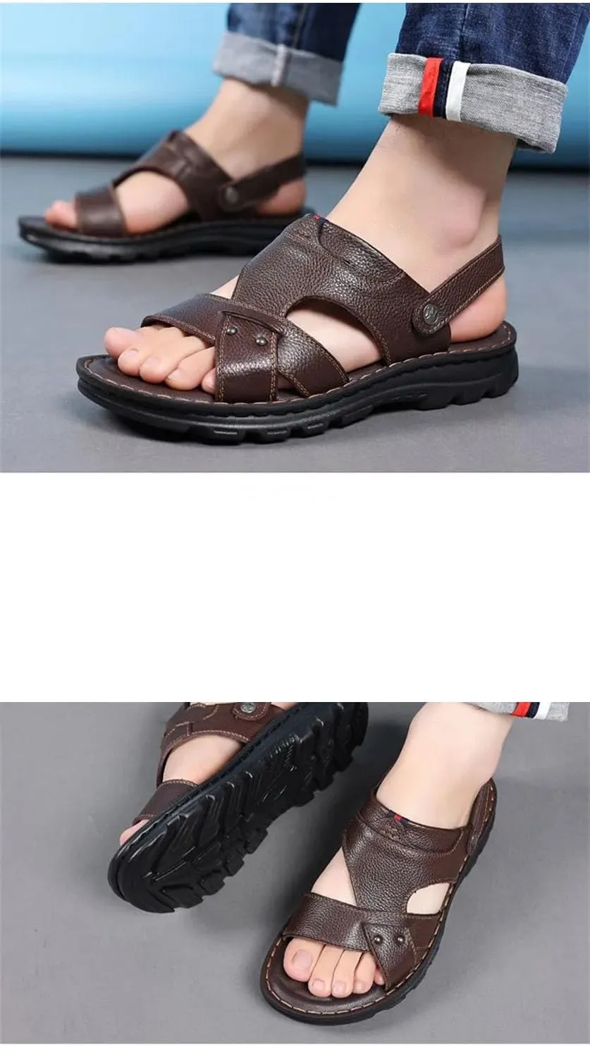 Men's Anti-Slip Sandals - Durable Beach Shoes for Outdoor Wear