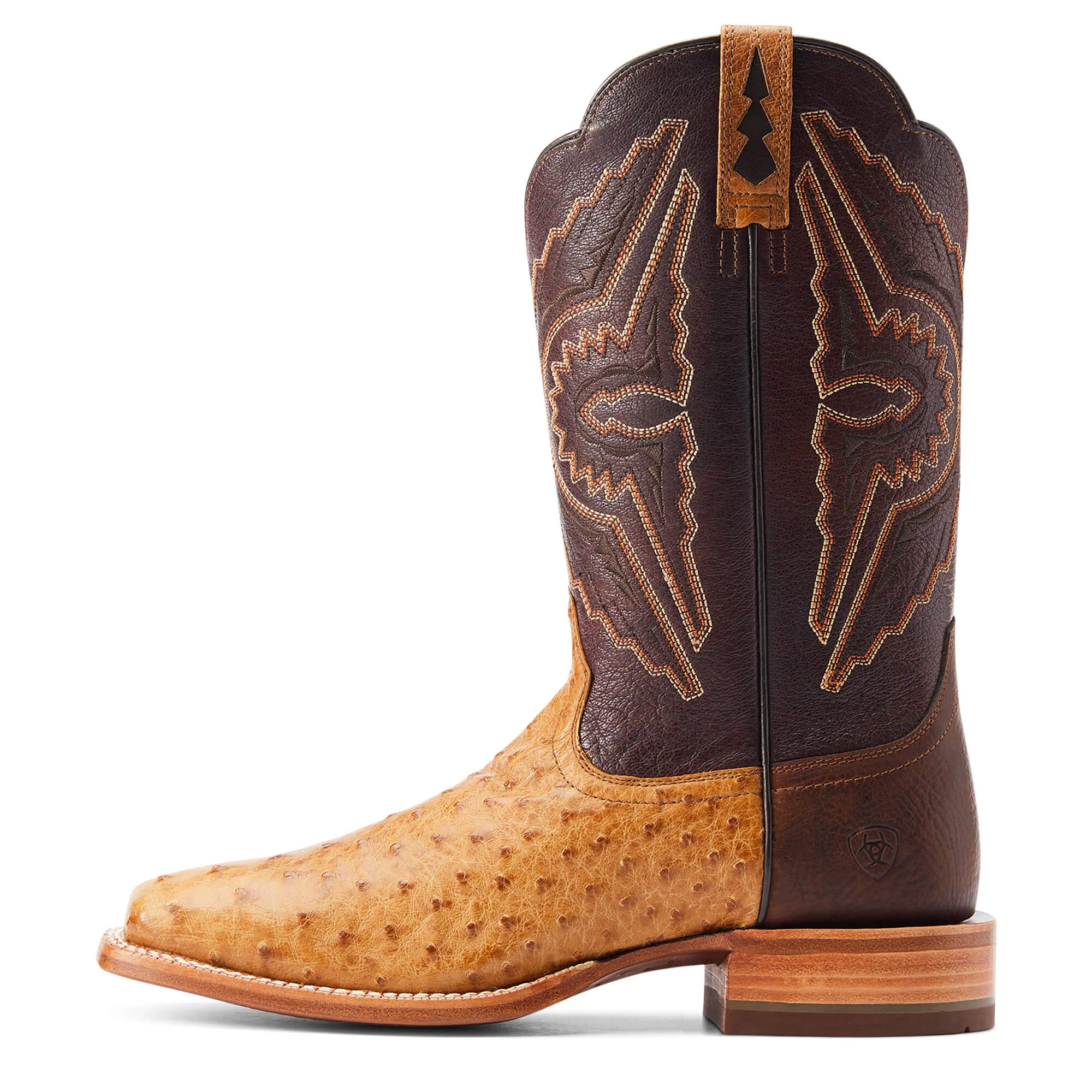 MEN'S ARIAT OSTRICH 10044419 Broncy Western Boot