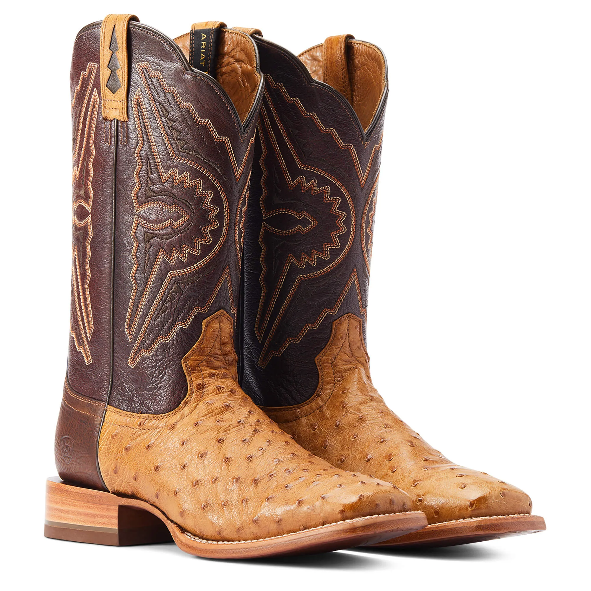 MEN'S ARIAT OSTRICH 10044419 Broncy Western Boot