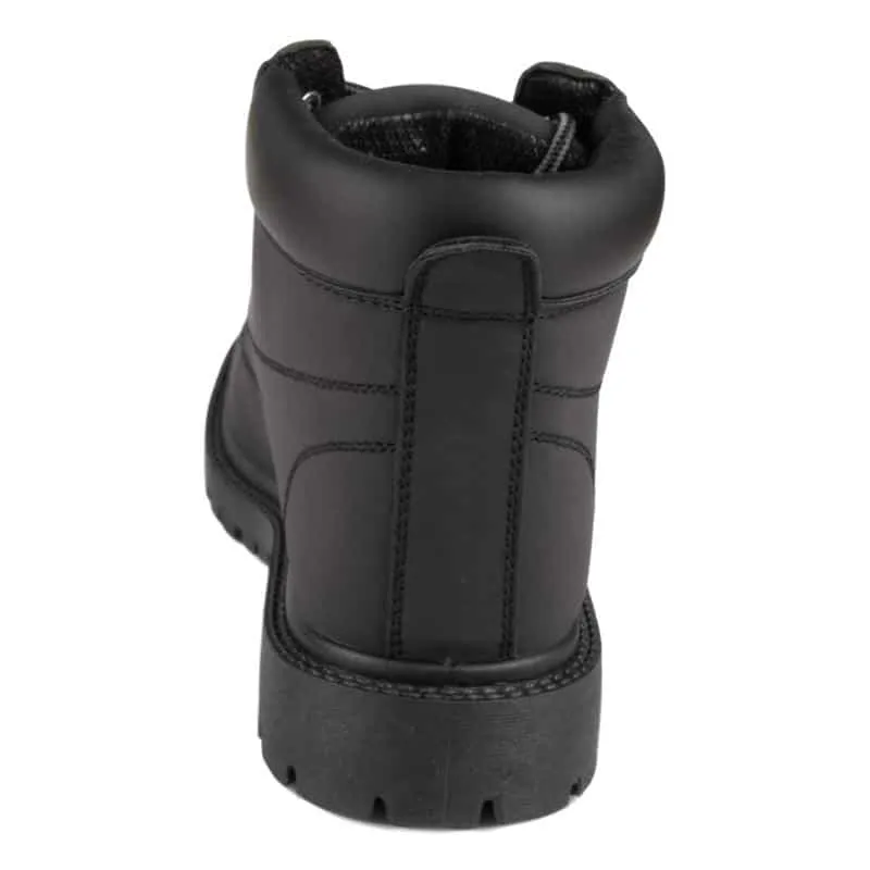 Men's Black Boot Padded Collar