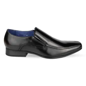 Mens Black Slip On Smart Shoe