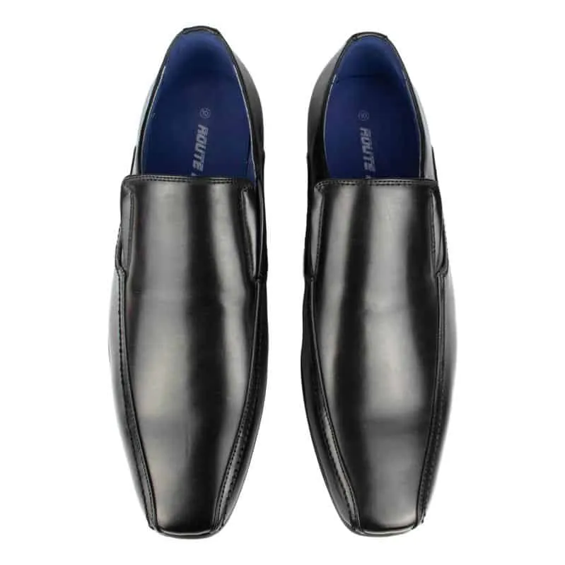 Mens Black Slip On Smart Shoe