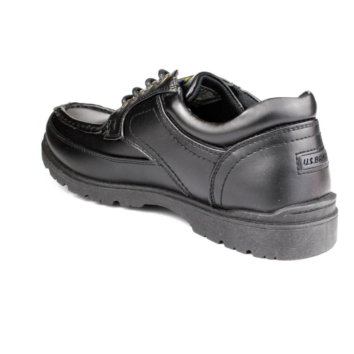 Mens Boat Lace Up Casual Shoe Black