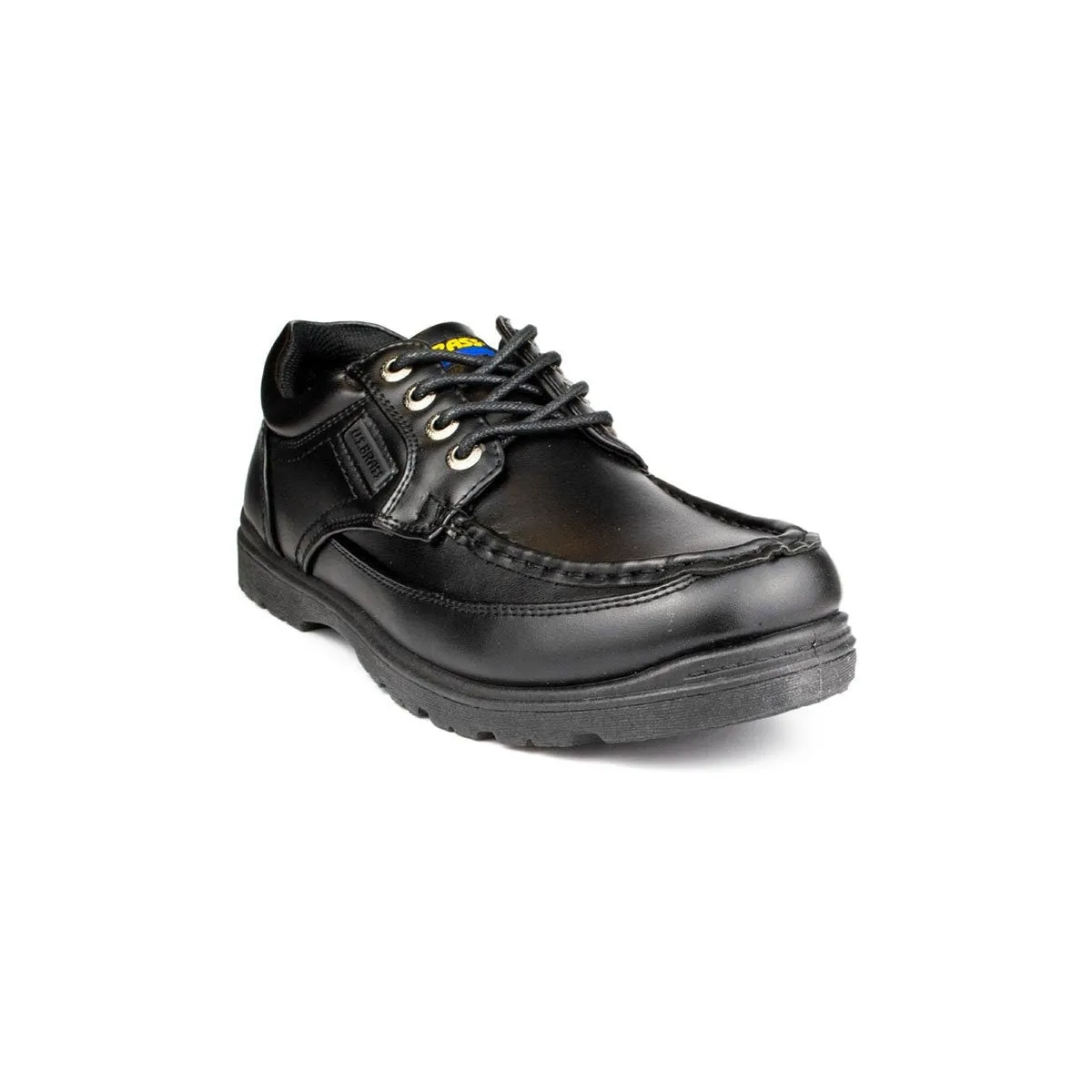 Mens Boat Lace Up Casual Shoe Black
