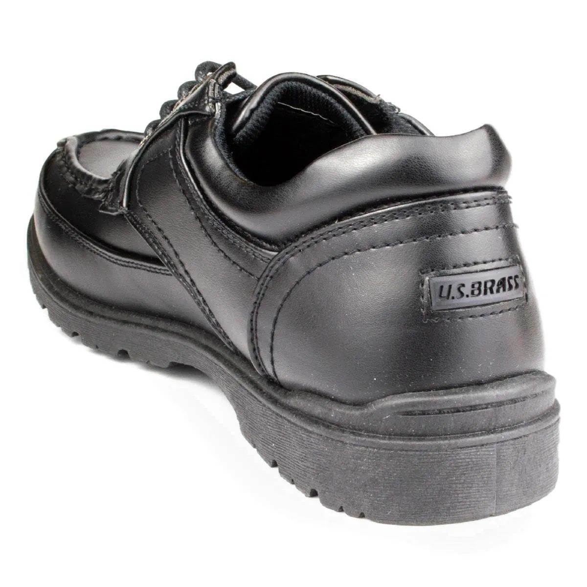 Mens Boat Lace Up Casual Shoe Black