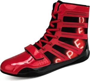 Men's Boxing Shoes Comfortable Breathable Unisex Kickboxing Trainers Mesh Lightweight Casual Wrestling Sports Shoes