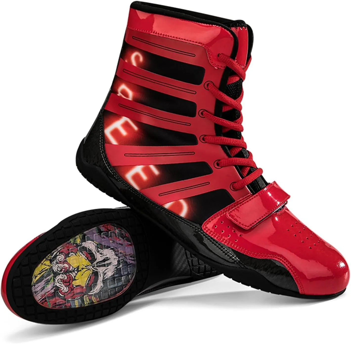Men's Boxing Shoes Comfortable Breathable Unisex Kickboxing Trainers Mesh Lightweight Casual Wrestling Sports Shoes