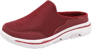 Men's Breathable Barefoot Shoes Soft Flat Soled Slip On Mesh Shoes Heelless Walking Shoes Business Walking Men
