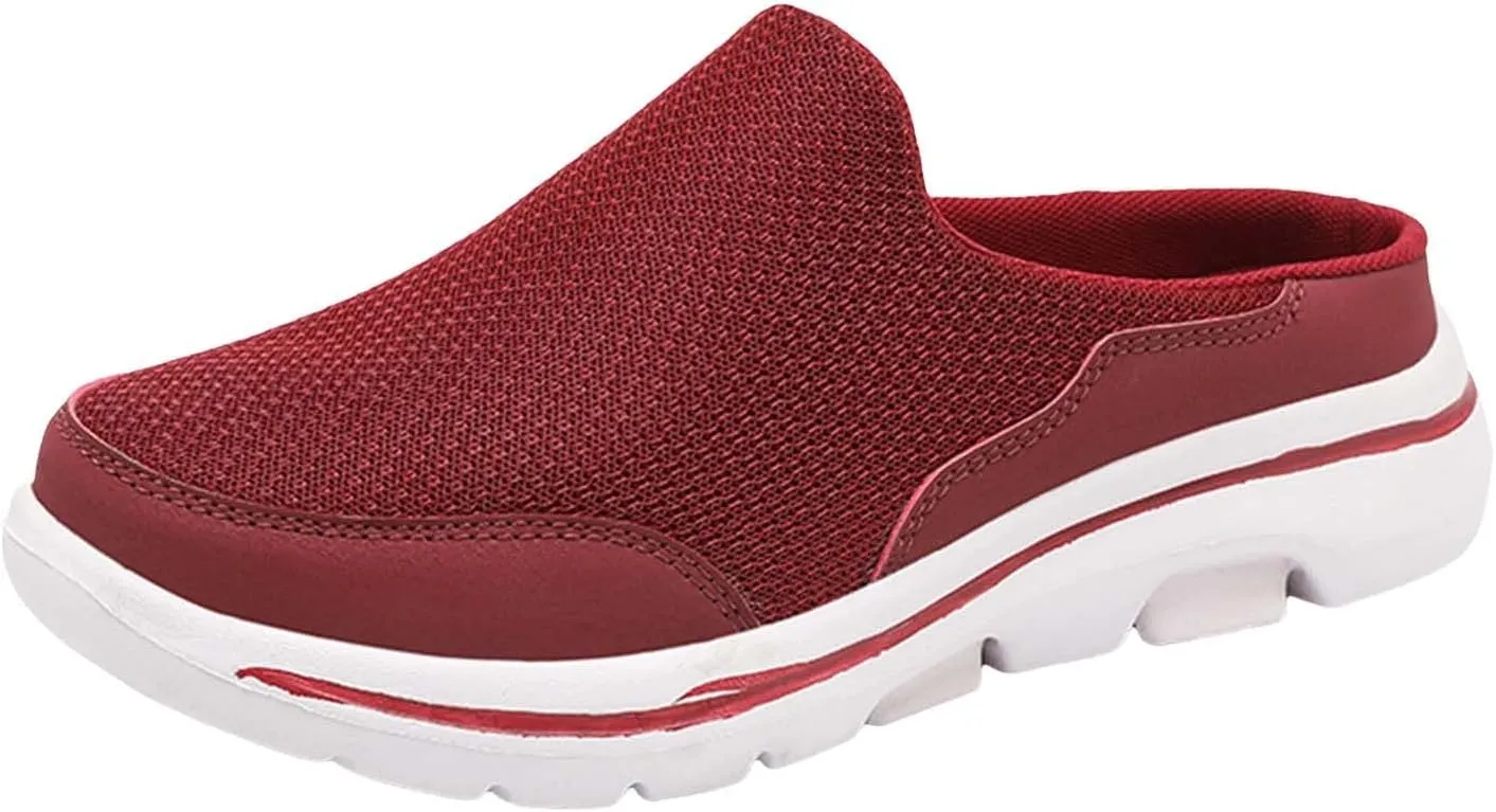 Men's Breathable Barefoot Shoes Soft Flat Soled Slip On Mesh Shoes Heelless Walking Shoes Business Walking Men