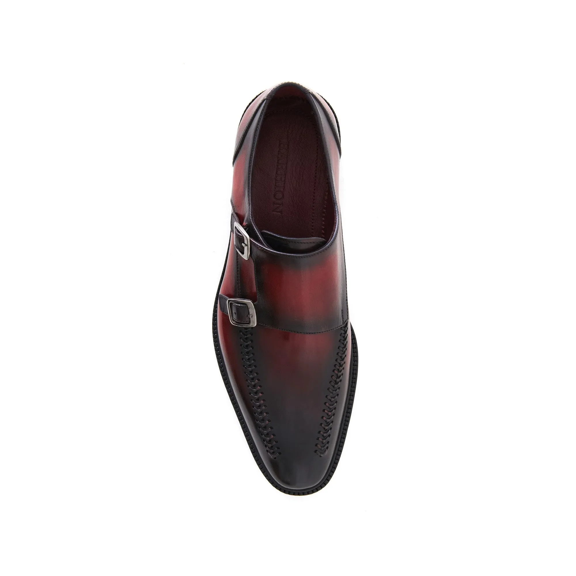Men's Calf Leather Handmade Monk M8023