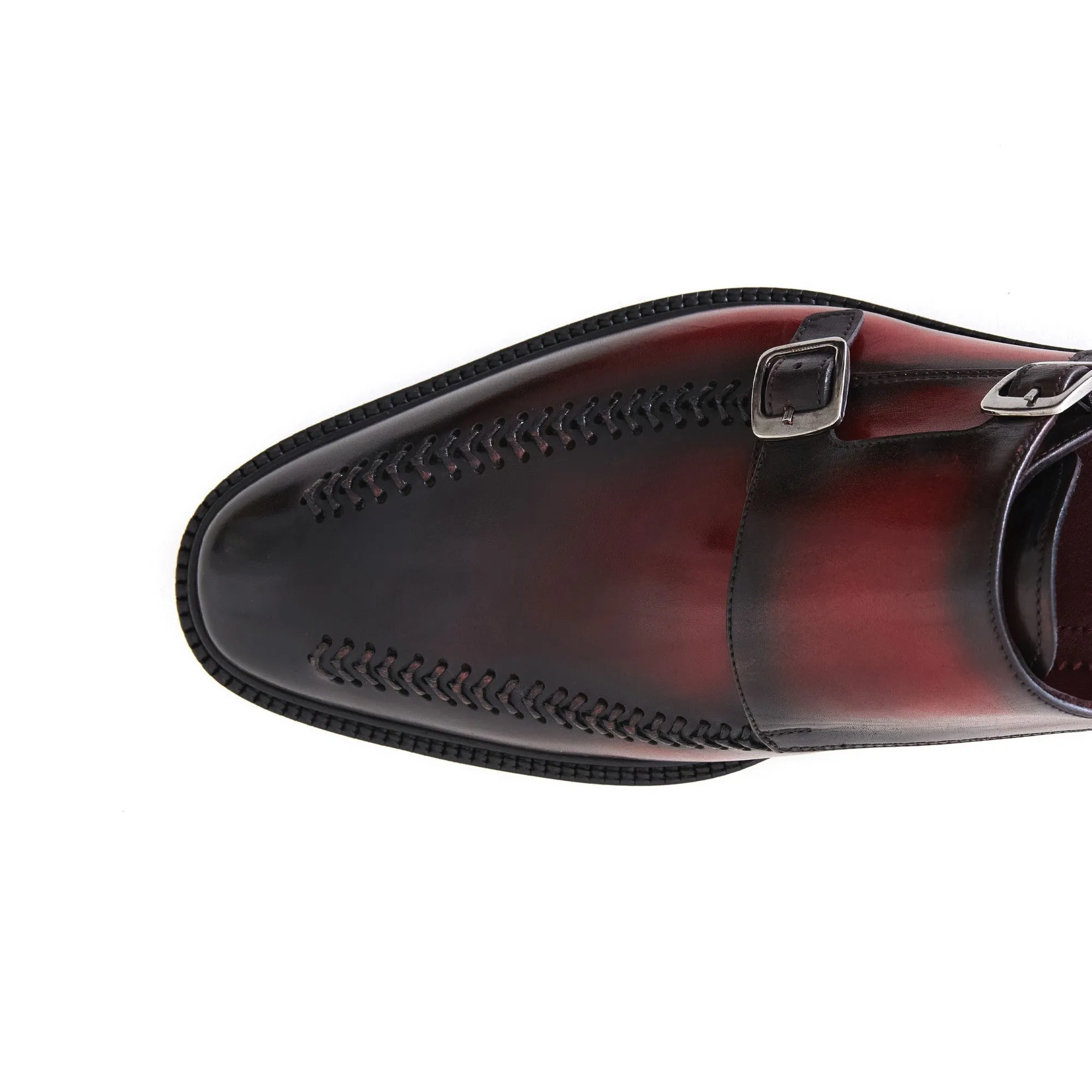 Men's Calf Leather Handmade Monk M8023