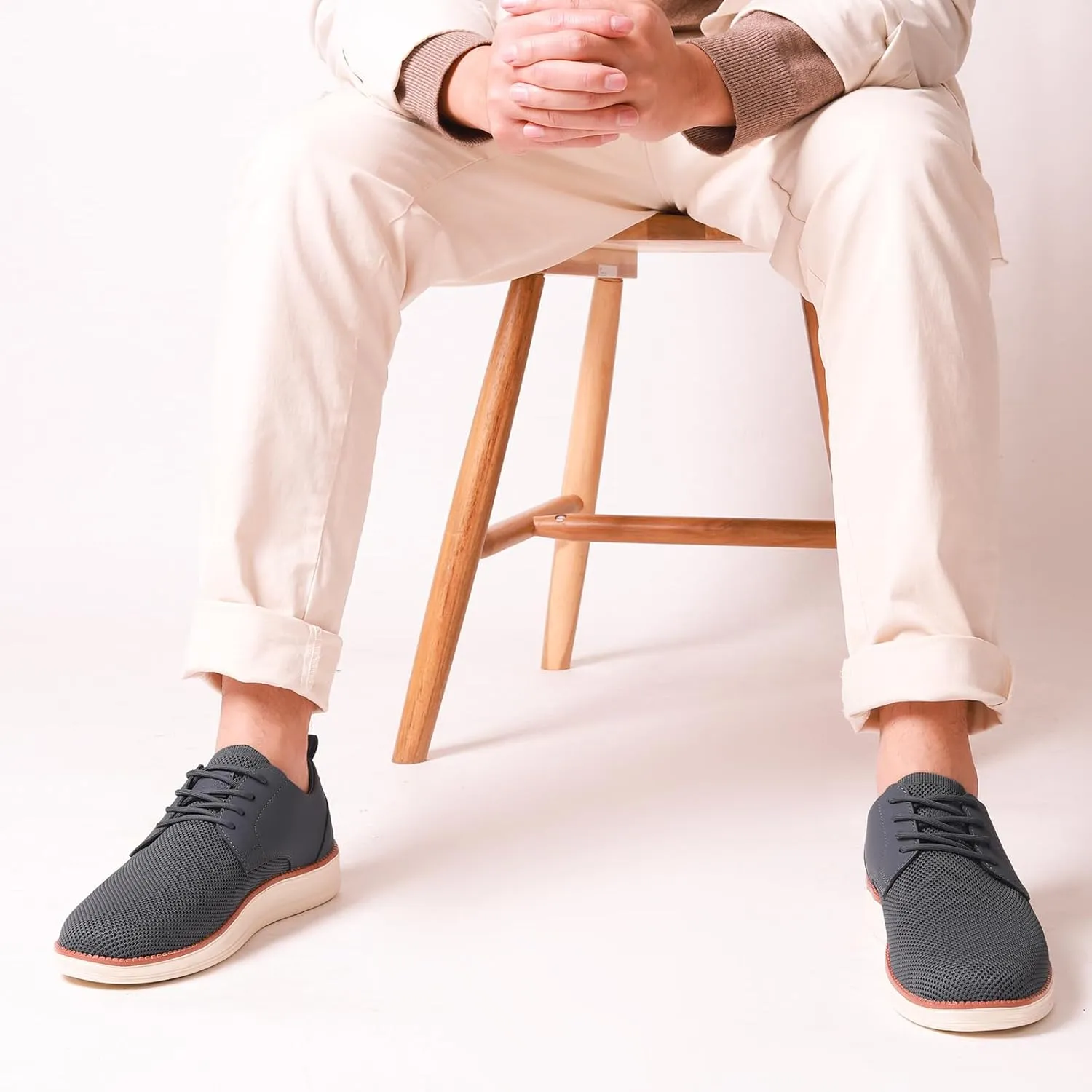 Men's Casual Dress Shoes Business Walking Shoes Oxfords Comfortable Breathable Lightweight Non Slip