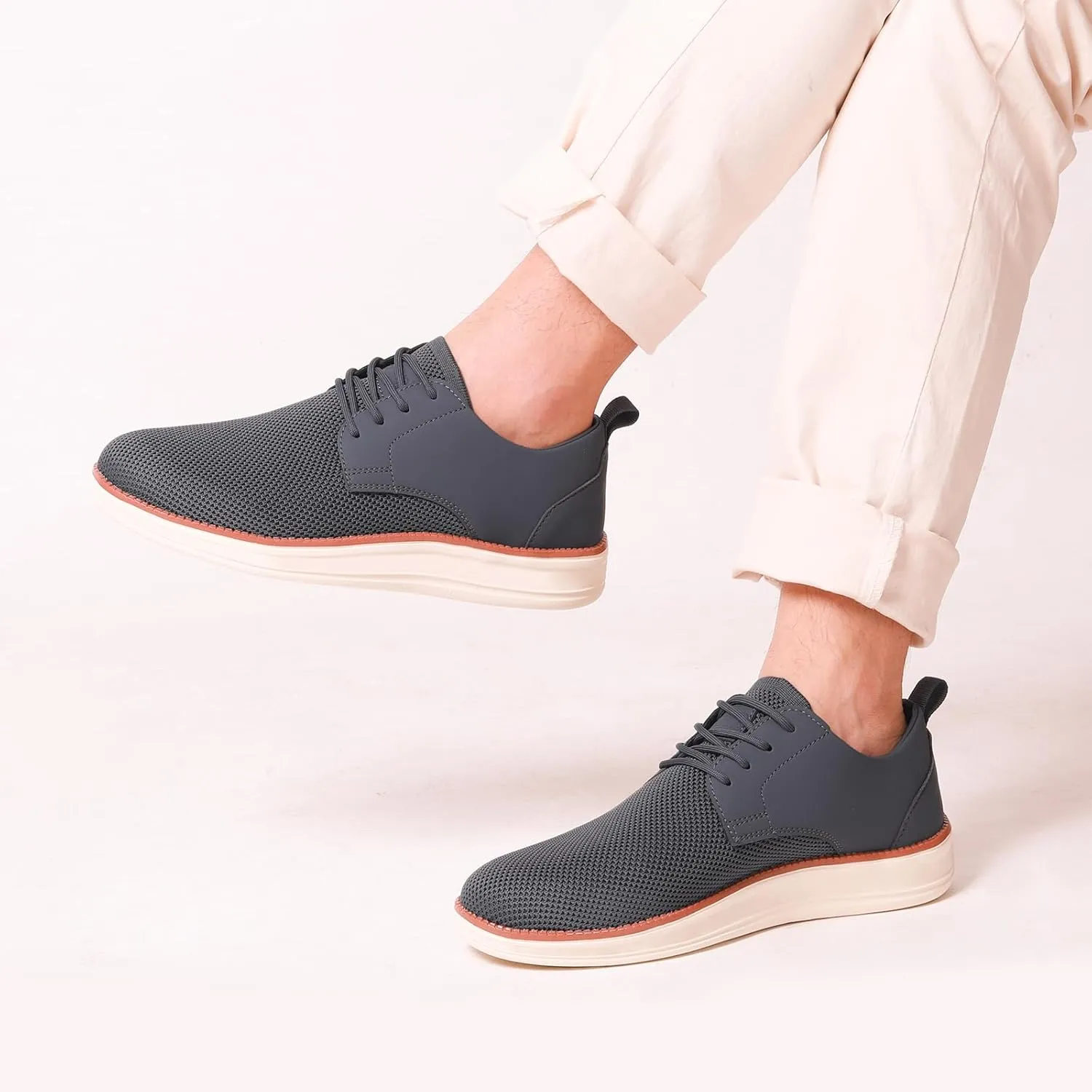 Men's Casual Dress Shoes Business Walking Shoes Oxfords Comfortable Breathable Lightweight Non Slip