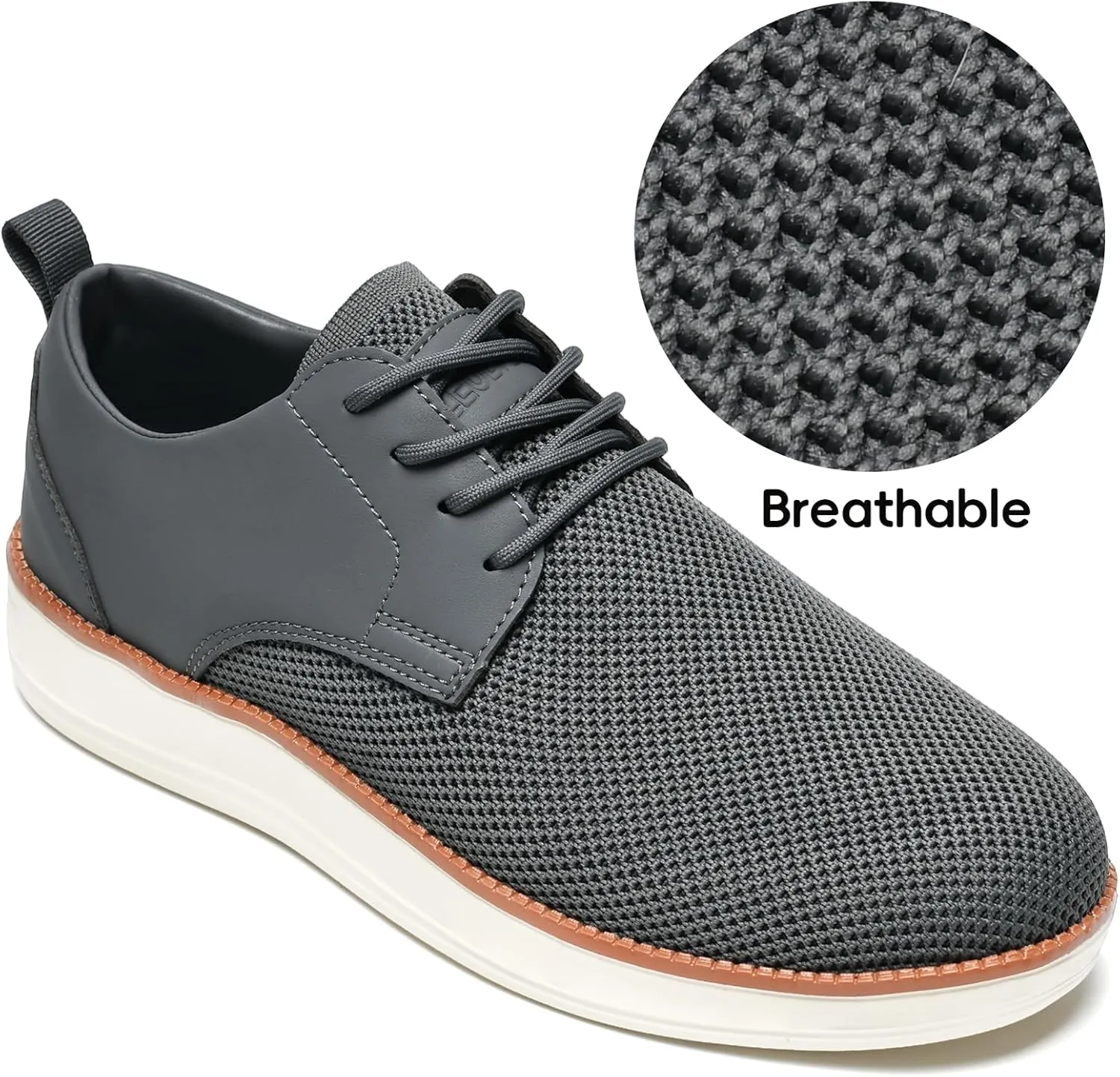 Men's Casual Dress Shoes Business Walking Shoes Oxfords Comfortable Breathable Lightweight Non Slip