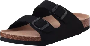 Men's Cork Clogs - Suede Leather Upper with Durable Beach Outsole