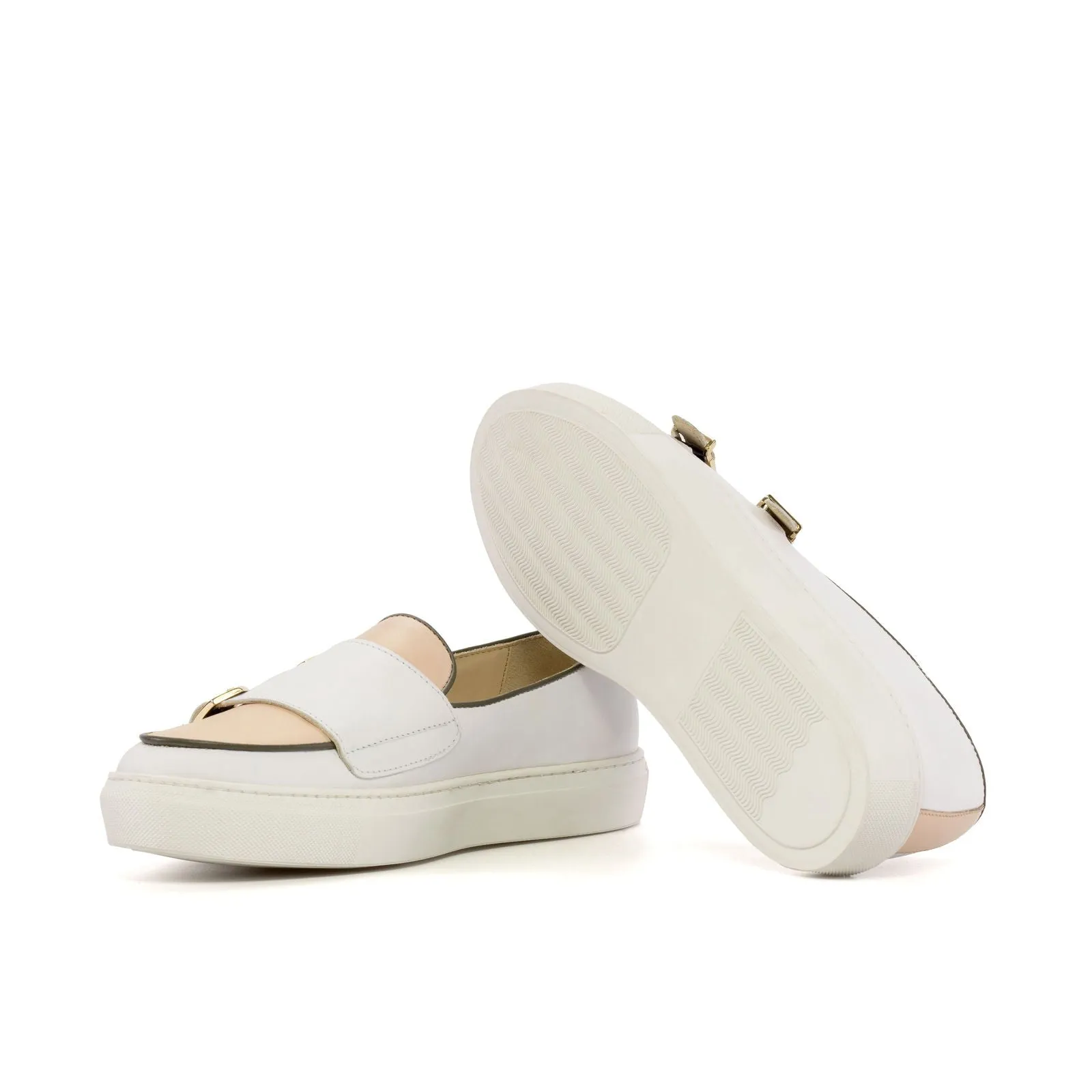 Men's Double Monk Sneakers Wide Plus Size 5872
