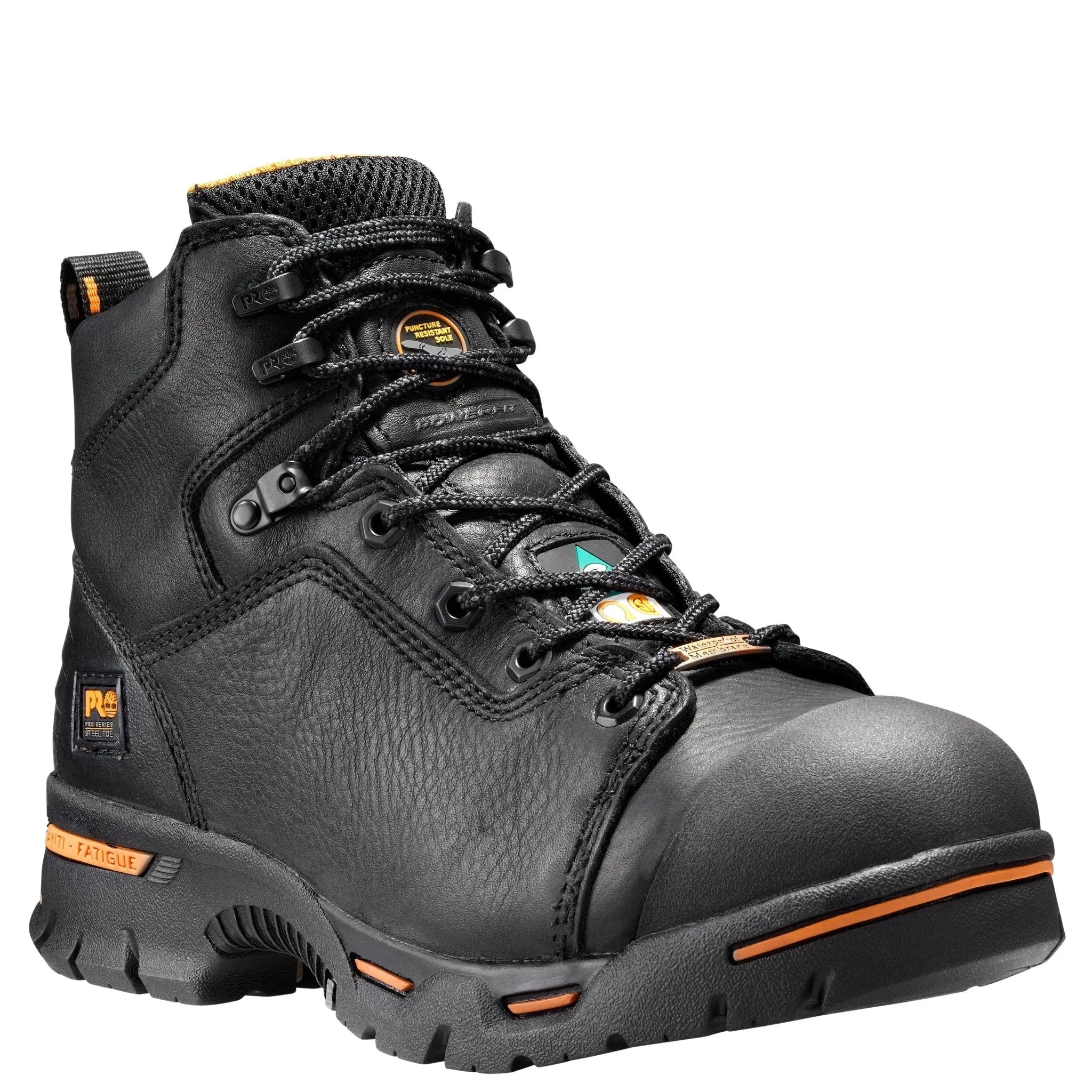 Men's Endurance 6-Inch Waterproof Steel-Toe Work Boots