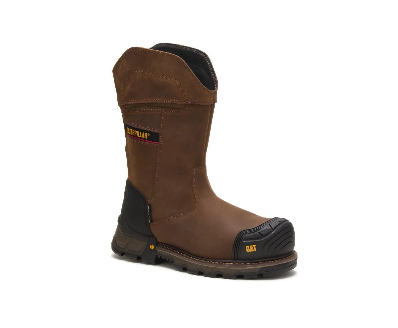 Men's Excavator XL Pull On Waterproof Composite Toe Work Boot | Caterpillar | P90999