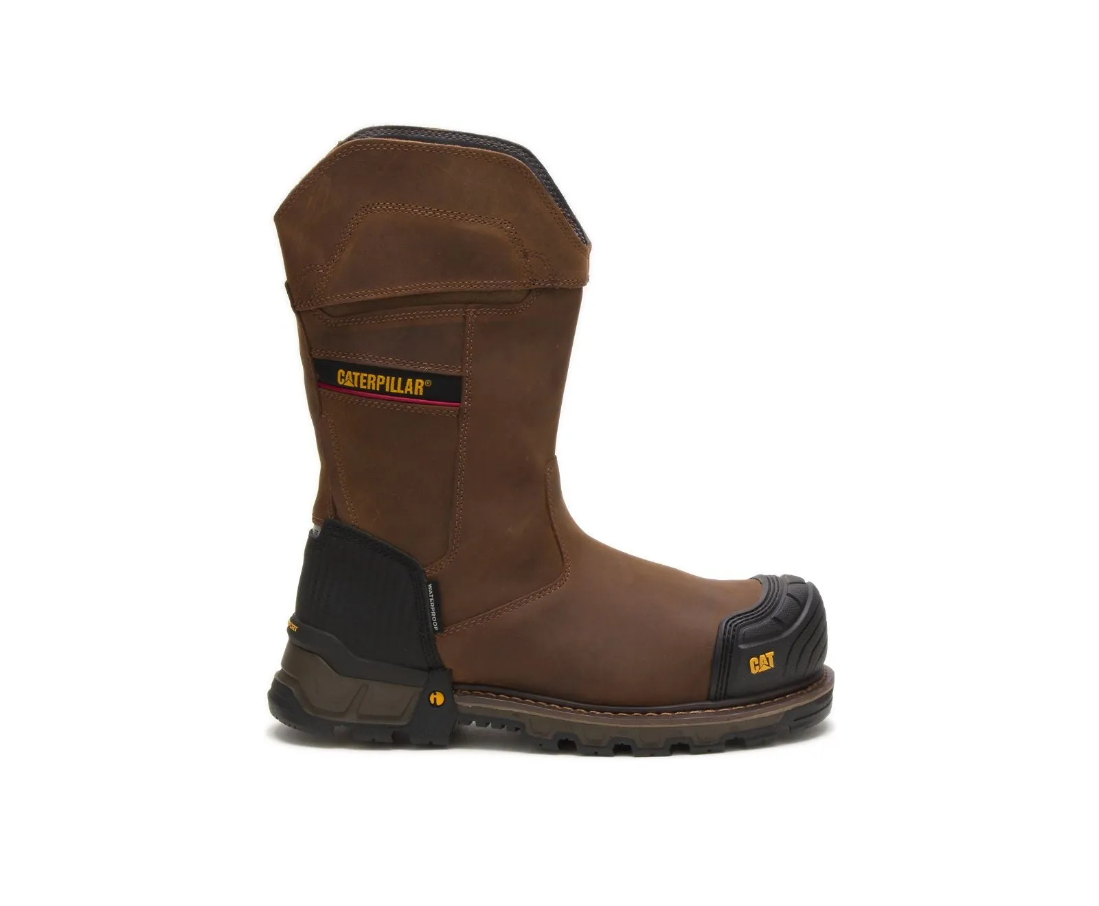 Men's Excavator XL Pull On Waterproof Composite Toe Work Boot | Caterpillar | P90999