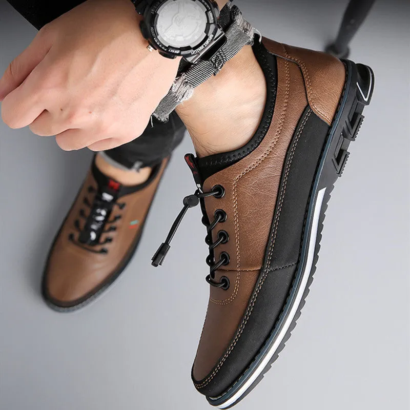 Men's Fashion Orthotic Easy On/Off Walking Business Shoes