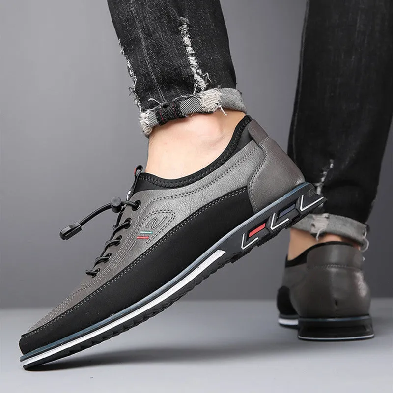 Men's Fashion Orthotic Easy On/Off Walking Business Shoes