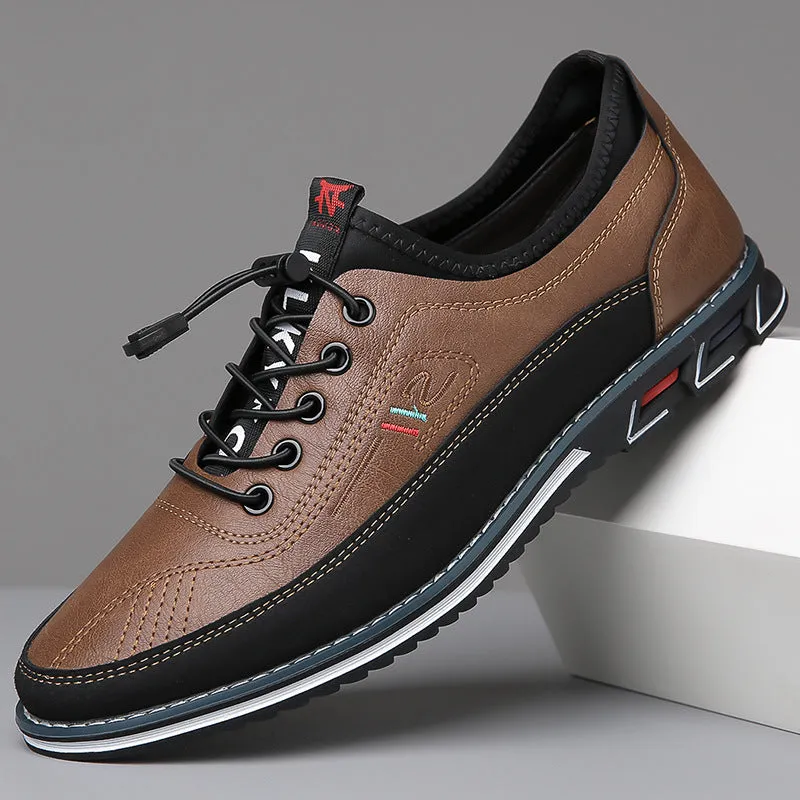 Men's Fashion Orthotic Easy On/Off Walking Business Shoes