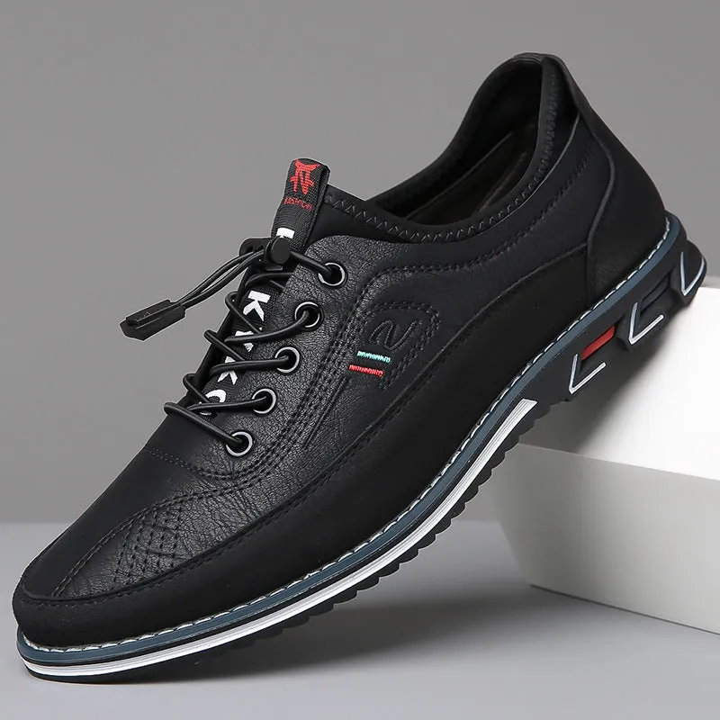 Men's Fashion Orthotic Easy On/Off Walking Business Shoes