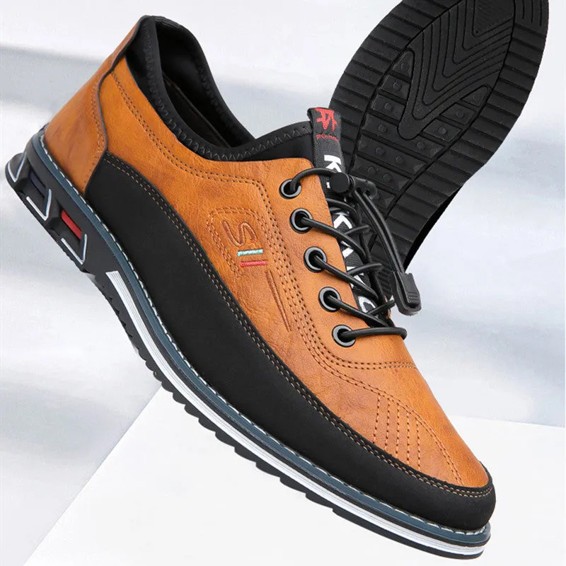 Men's Fashion Orthotic Easy On/Off Walking Business Shoes