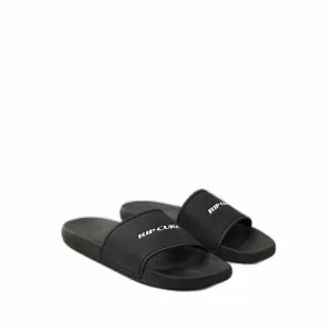 Men'S Flip Flops Rip Curl Side Slide Open Toe Black