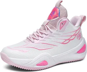 Men's High-Top Basketball ShoesWear-Resistant and Anti-Slip Soles Running Shoes Graffiti Design Fashionable Sports Shoes
