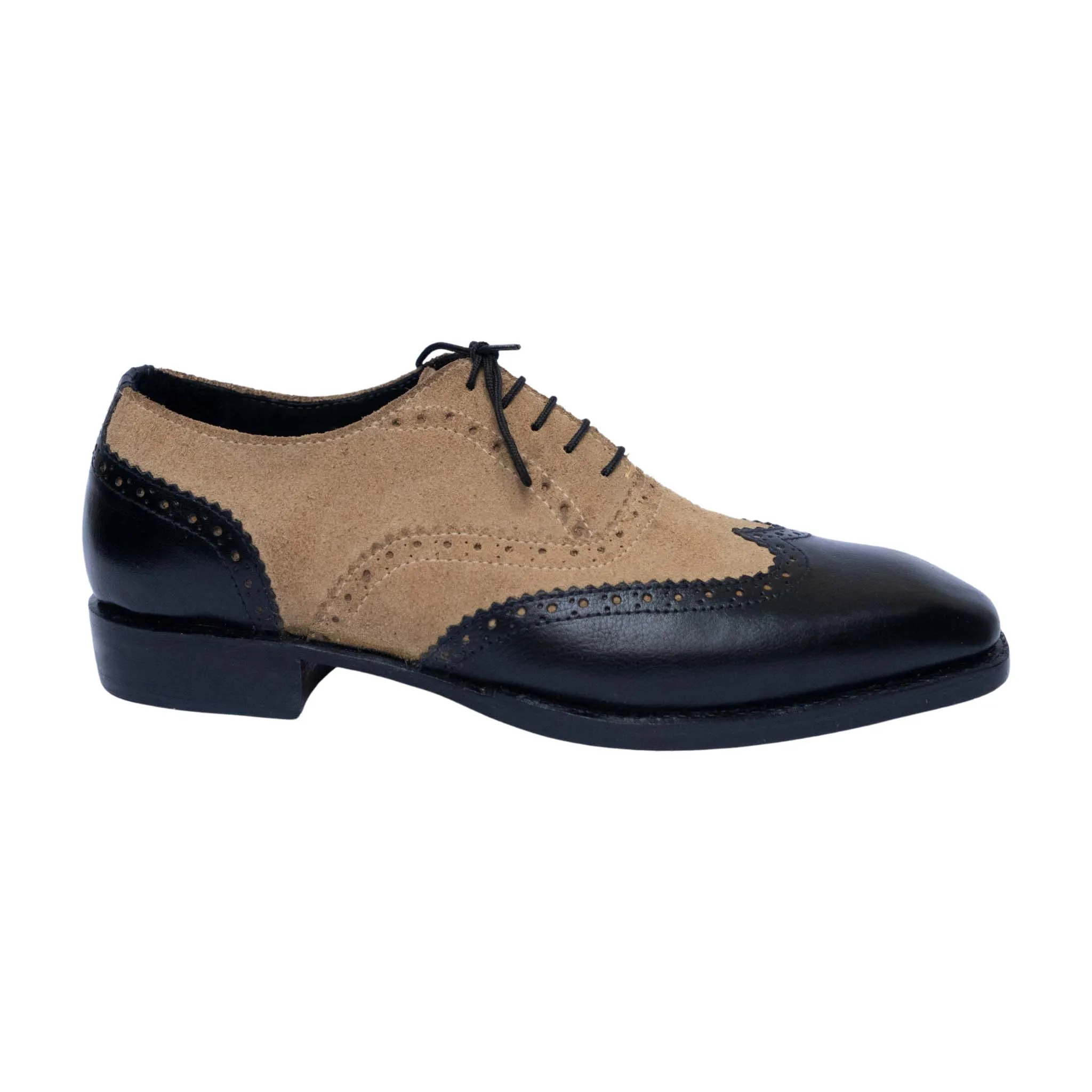 Men's Leather Wingtip Brogue Oxford Shoes