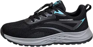 Men's Lightweight Cushion Sneakers Comfortable Breathable Stretch Canvas Slip On Sneaker Non Slip Walking Shoes