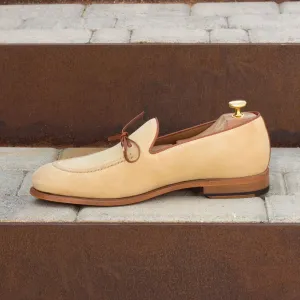 Men's Loafer Leather Shoes Wide Plus Size Brown 2830