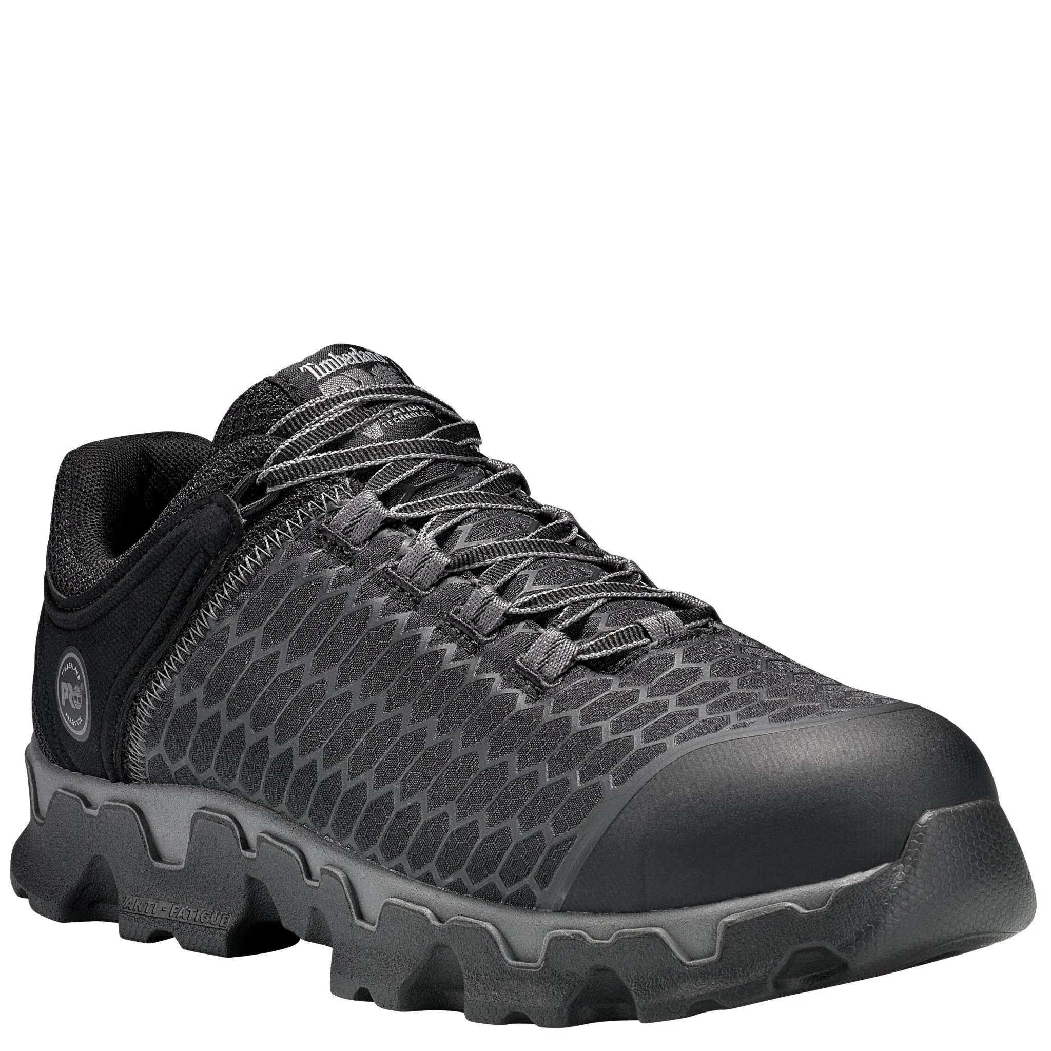 Men's Powertrain Sport Alloy Toe Work Sneaker - Black Ripstop