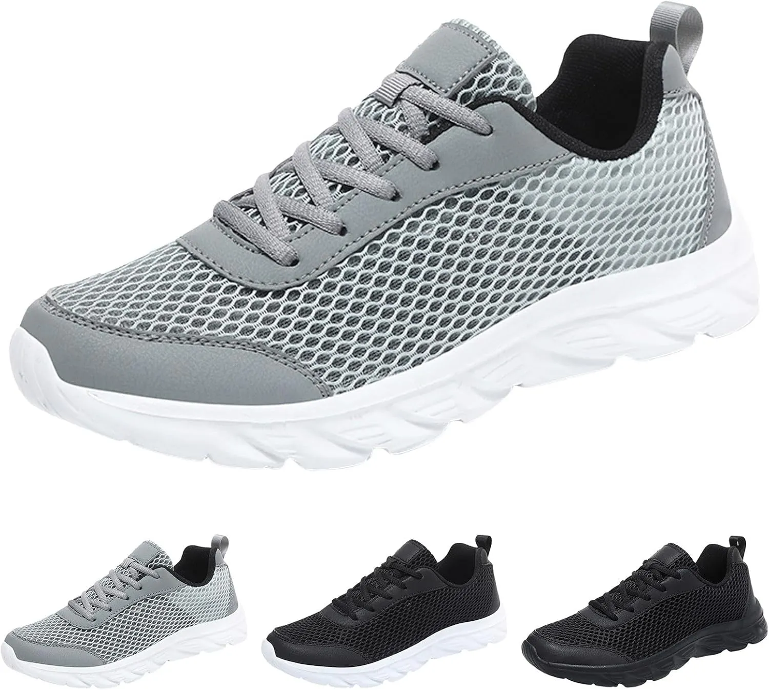 Mens Shoes Mens Dress Shoes Slip on Lightweight Breathable Fashion Sneakers Casual Dress Casual Tennis for Men Training Sneakers White for Men