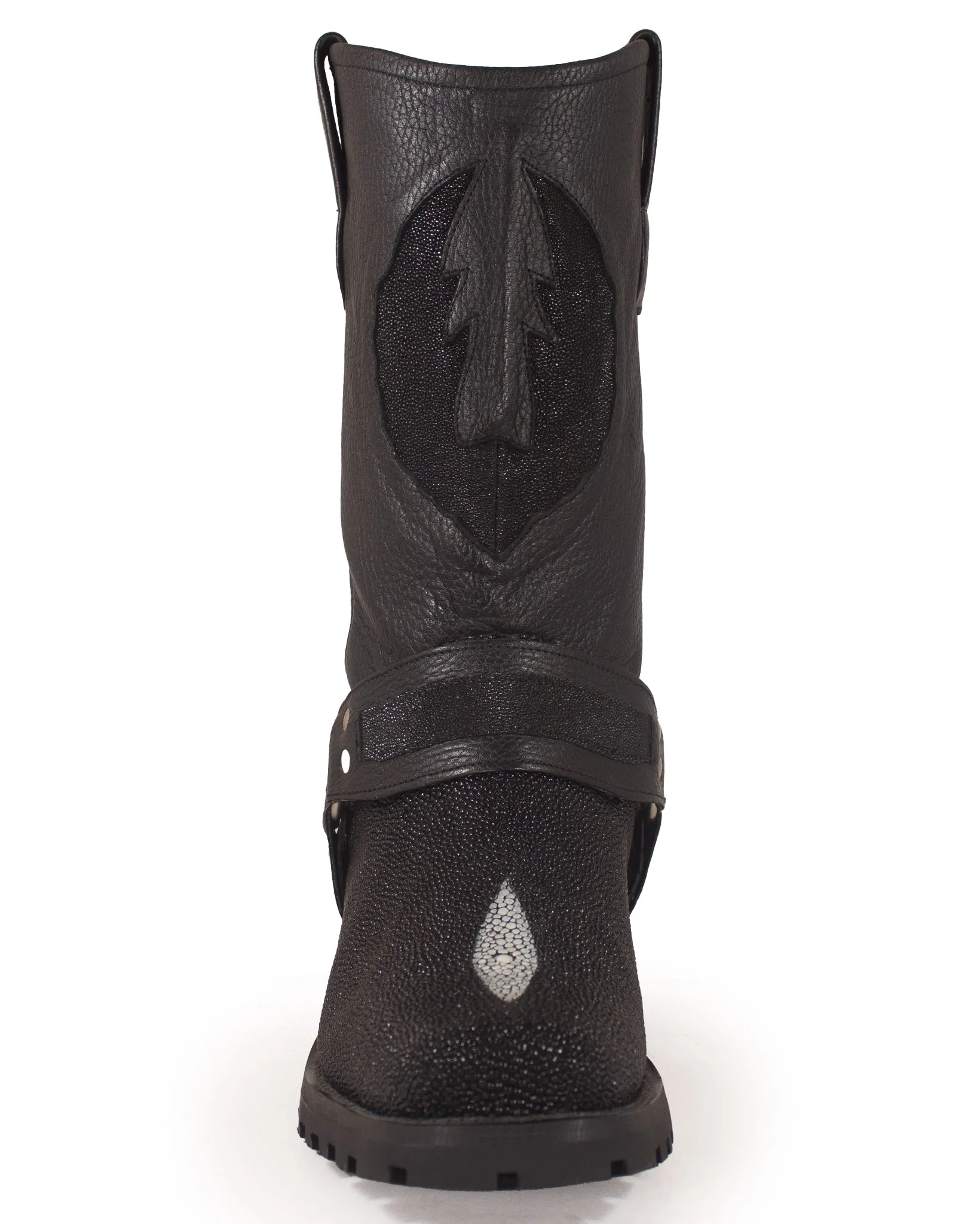 Men's Single Stone Stingray Motorcycle Boots