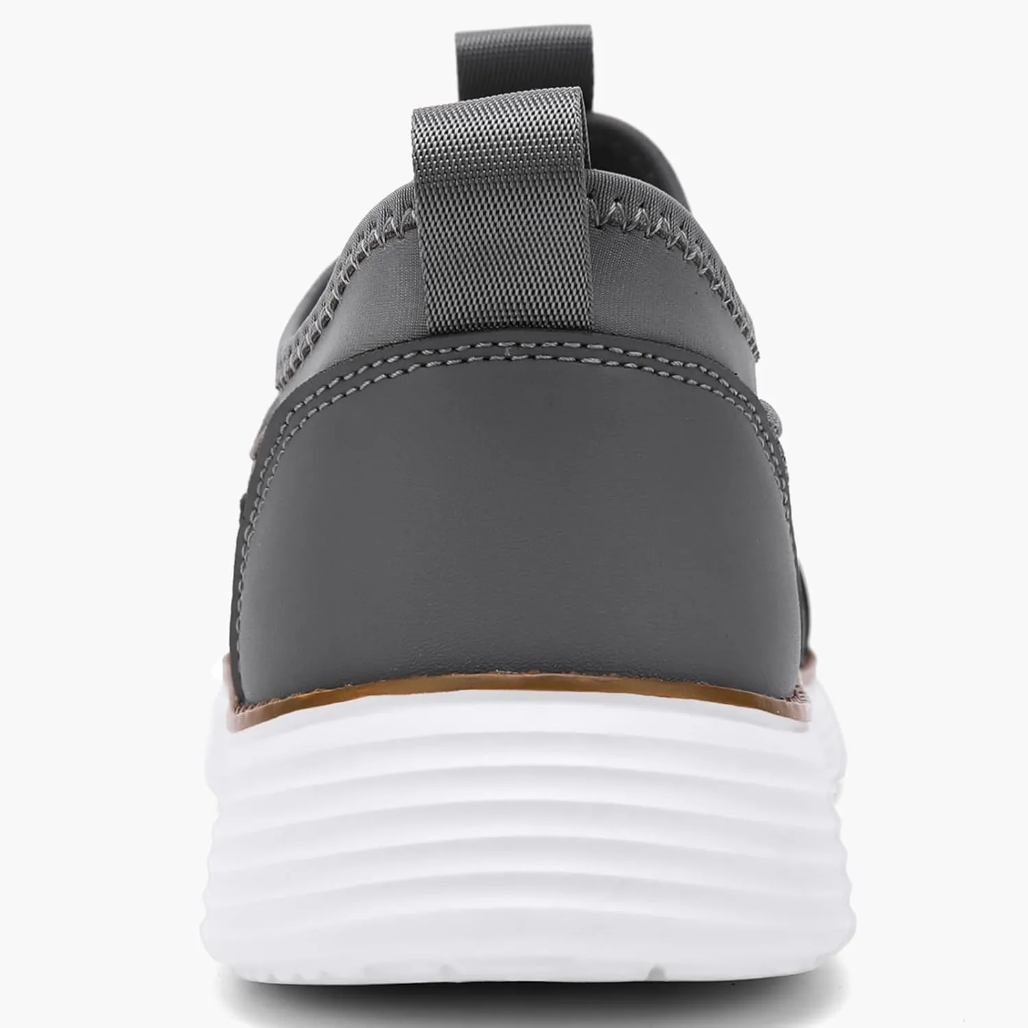 Mens Slip On Casual Dress Shoes Hands Free Fashion Sneakers Mesh Walking Work Shoes Comfortable Breathable Lightweight