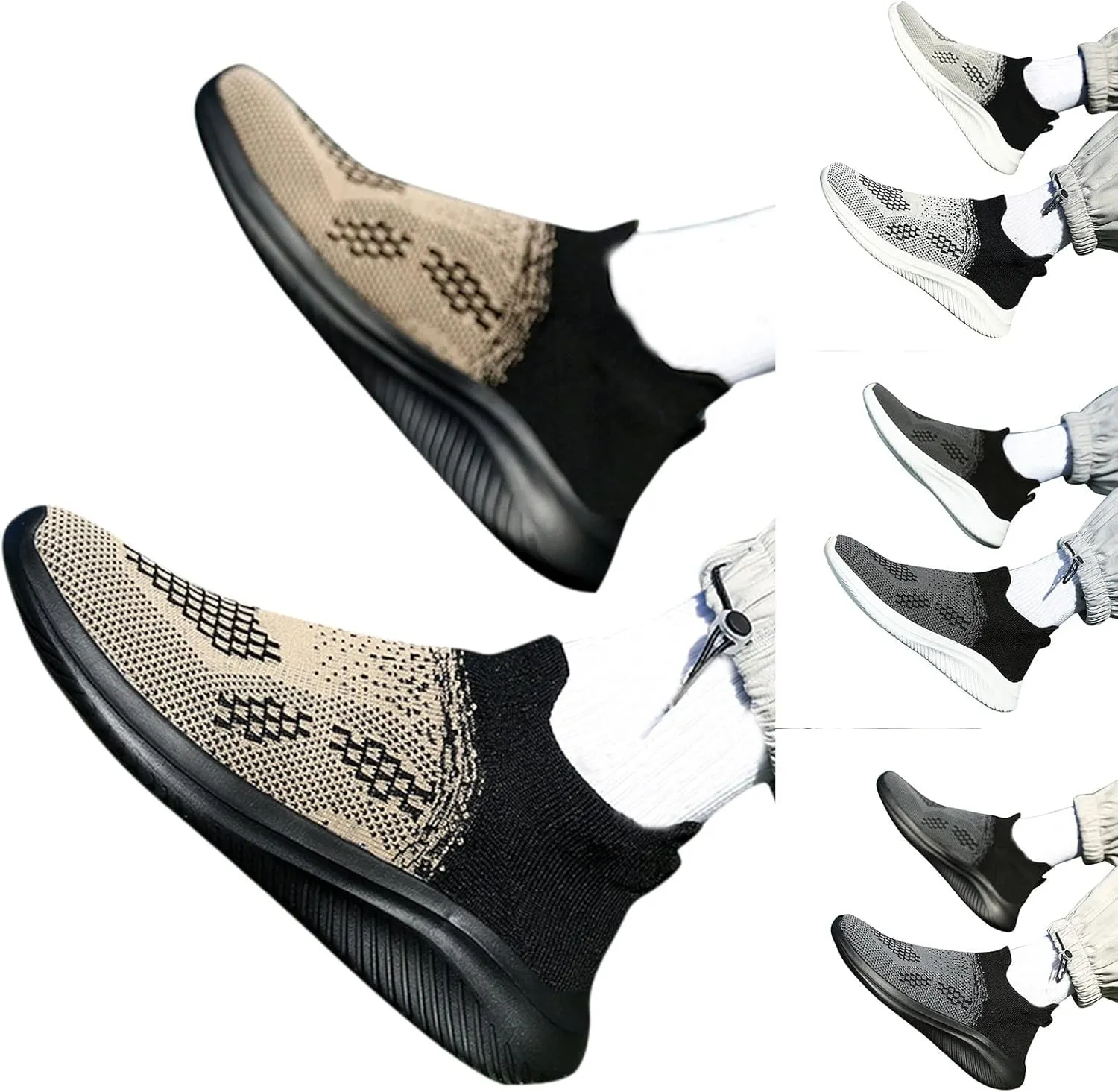 Mens Slip on Shoes Mens Walking Shoes Walking Shoe for Men Slip on Shoe for Men Breathable Casual Sneaker