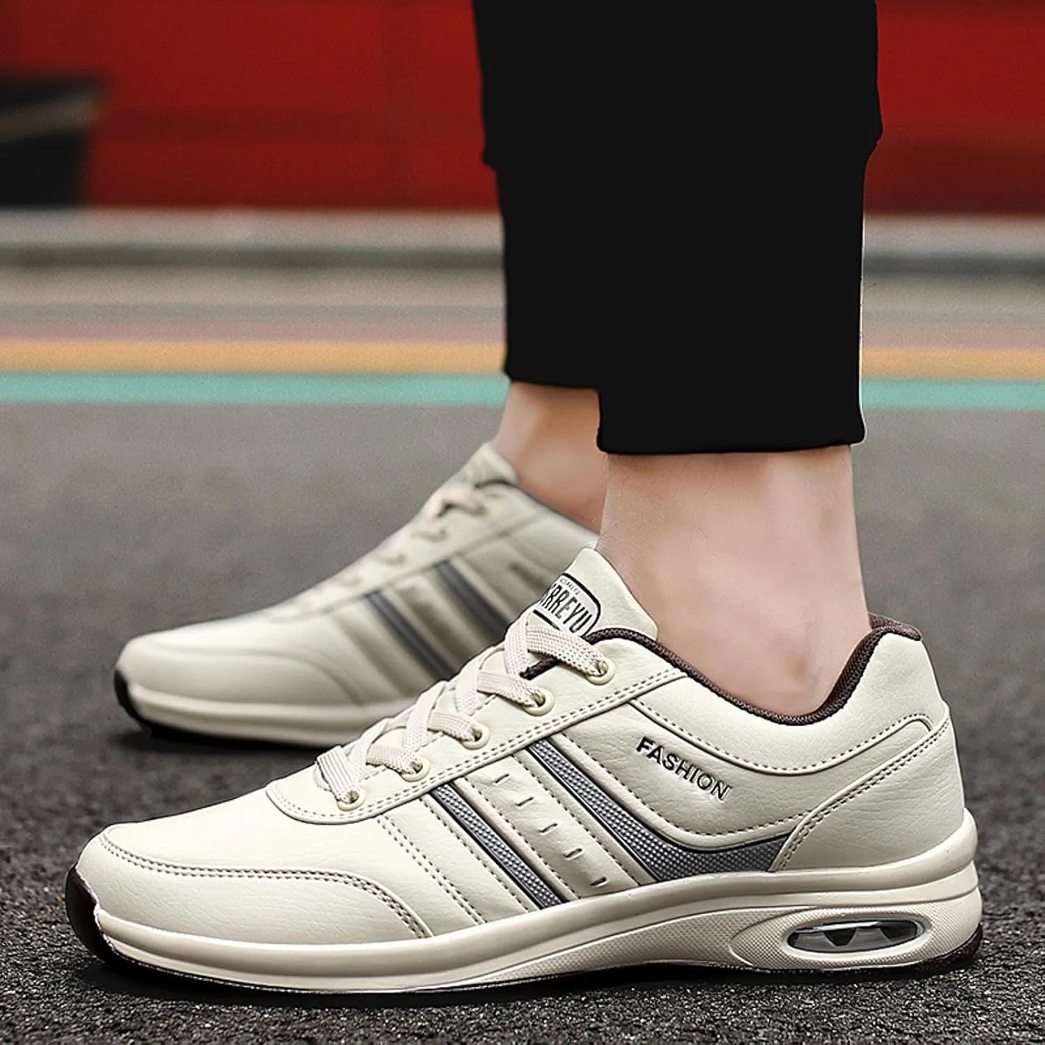 Men's Sneakers Men's Fashion Sneakers Walking Shoe for Men Slip on Shoe for Men Breathable Mesh Sneaker