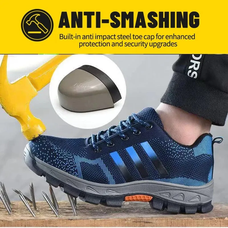 Men's steel toe work safety shoes, 3 colors, high quality