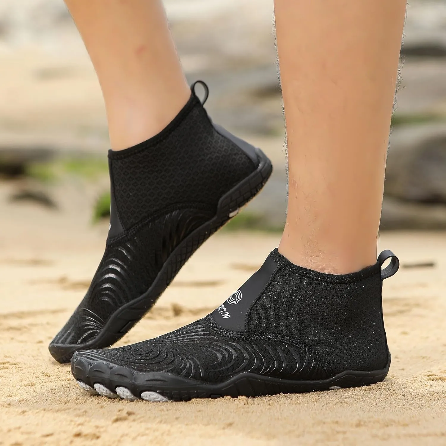 Men's Stretch Shoes Water Socks Beach Shoes Swim Surf Yoga Exercise Elastic Slip On Barefoot Wet for Women