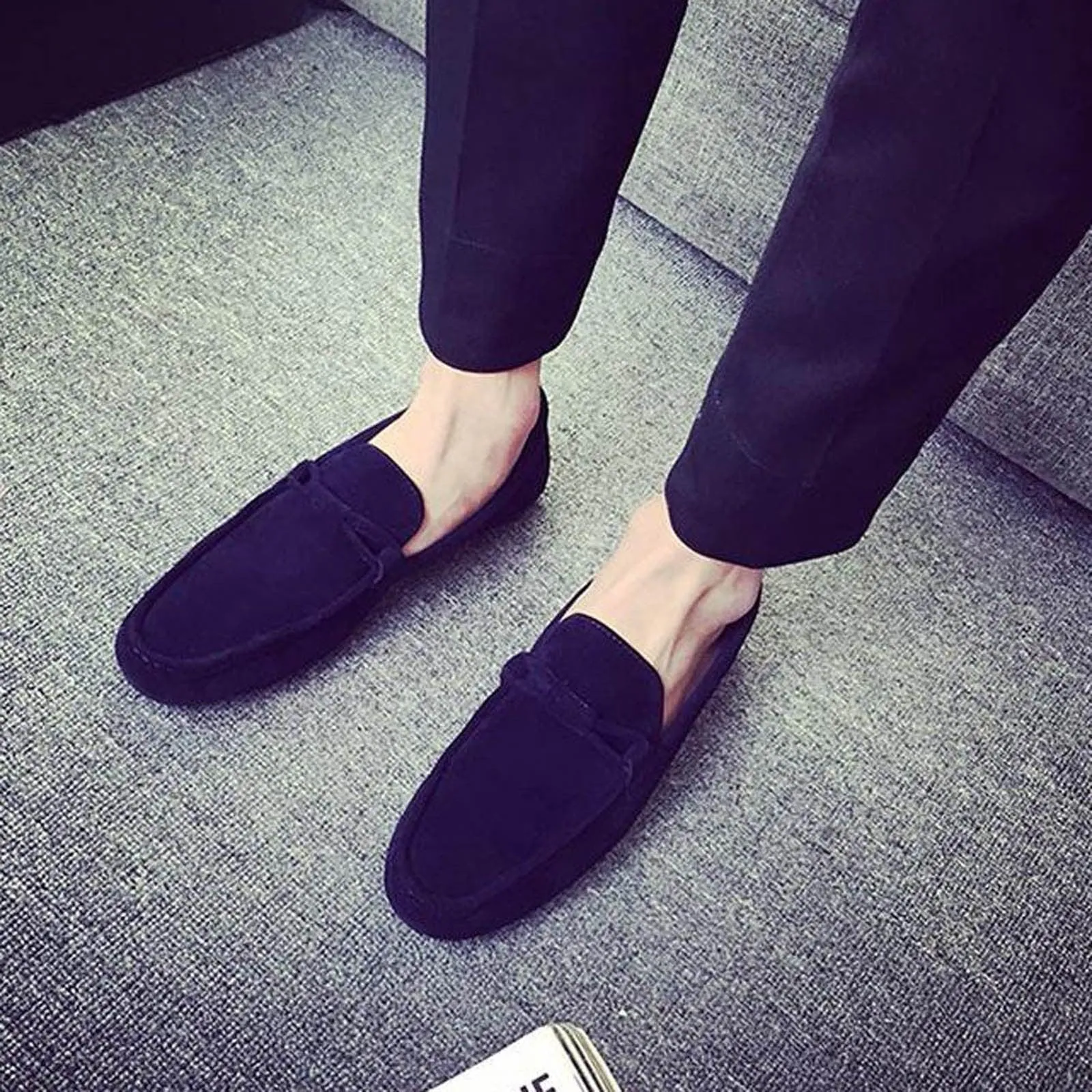 Men's Suede Loafers