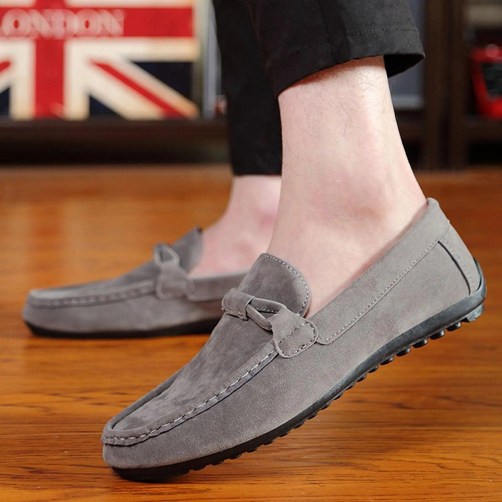 Men's Suede Loafers