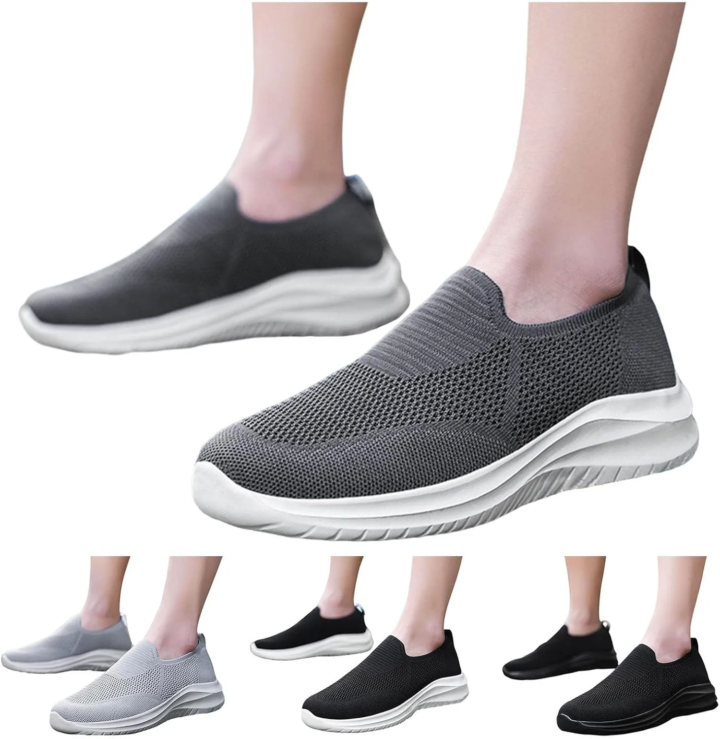 Mens Tennis Shoes Mens Walking Shoes Shoe for Men Slip on Shoe for Men Athletic Gym Breathable Sneaker