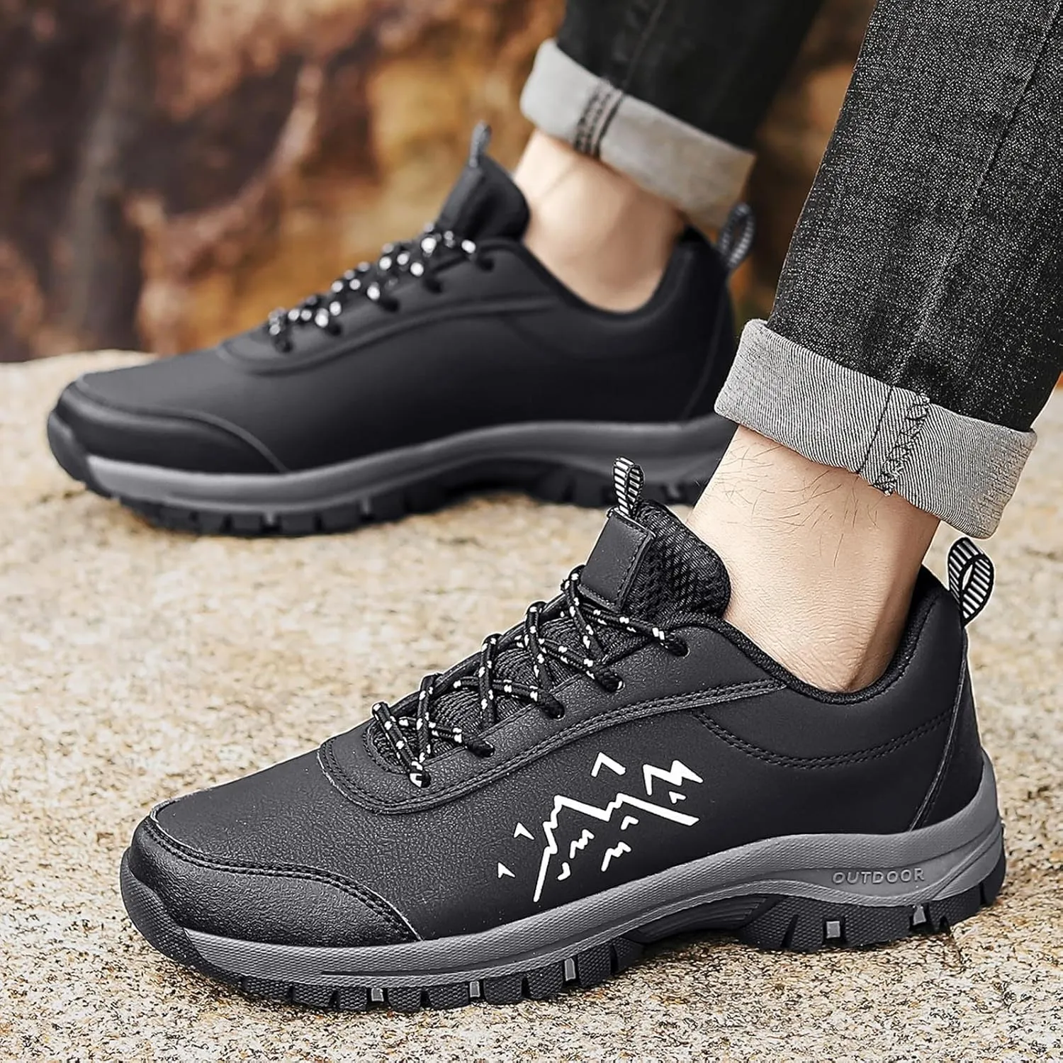 Mens Walking Shoes Mens Athletic Shoes Tennis Shoe for Men Slip on Shoe for Men Breathable Casual Sneaker