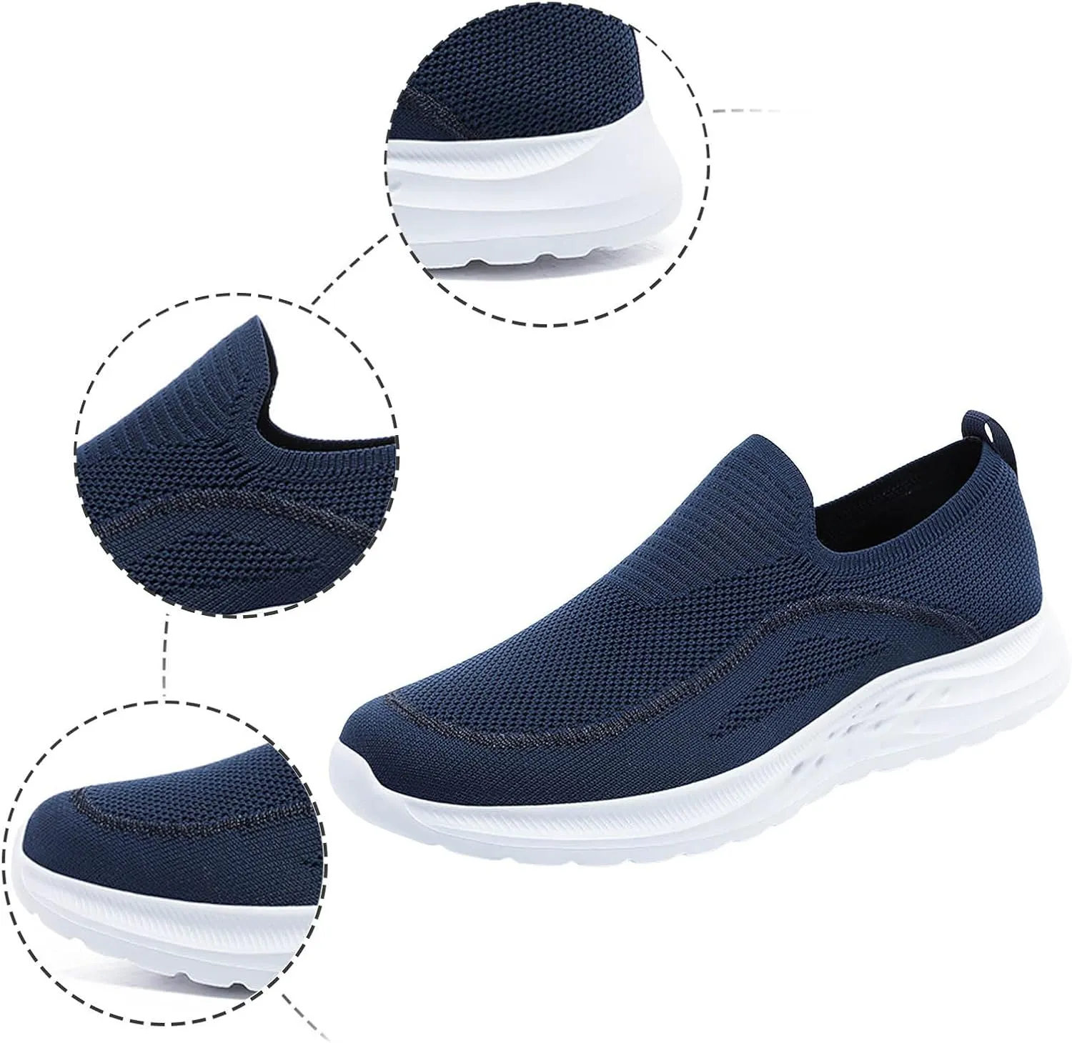 Mens Walking Shoes Mens Slip on Shoes Tennis Shoe for Men Shoe for Men Comfortable Breathable Sneaker